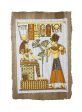 Ramses II offering Lotus Flowers to Isis - Glow in the Dark Online Hot Sale