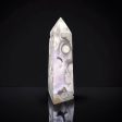 Orbicular Agate & Amethyst Obelisk, Brazil For Cheap