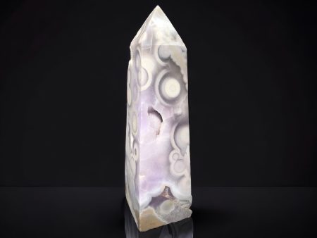 Orbicular Agate & Amethyst Obelisk, Brazil For Cheap