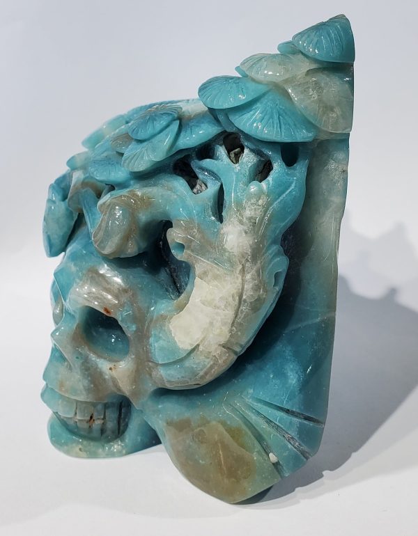 Amazonite Skull Carving Online