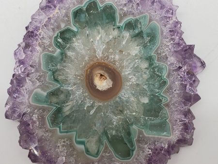 Amethyst Stalactite Slice, Uruguay Hot on Sale