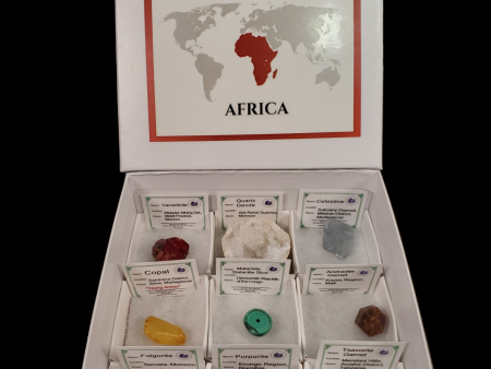 Minerals Of Africa, Set of 9 For Discount