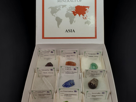 Minerals of Asia, Set of 9 Fashion