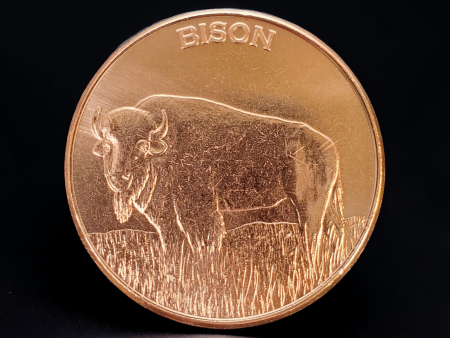 1 Oz Copper Coin (Bison), Michigan Online Sale