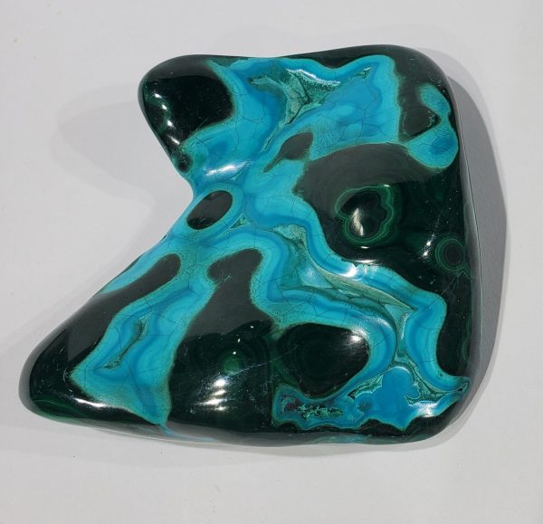 Polished Chrysocolla and Malachite, Congo Discount