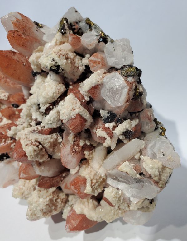 Quartz w  Hematite, Dolomite, Chalcopyrite (China) Online