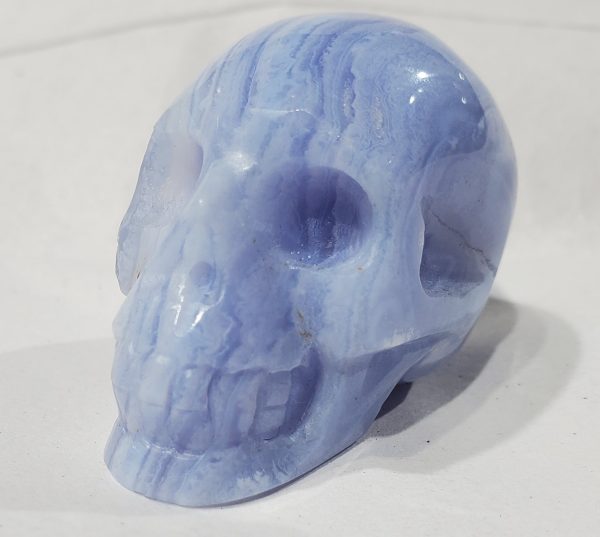 Blue Lace Agate Skull, Indonesia Fashion