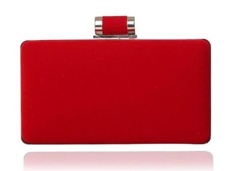 Clutch básico rojo Online Hot Sale