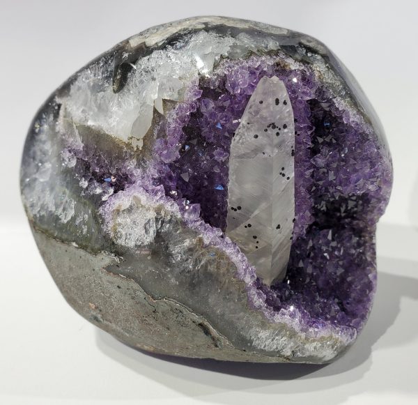 Amethyst w  Calcite, Uruguay Online Sale