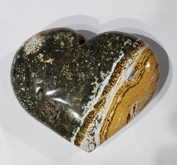 Ocean Jasper Heart, Madagascar For Sale