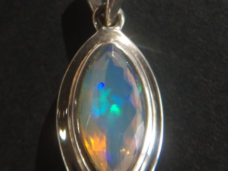 Faceted Opal Pendant on Sale