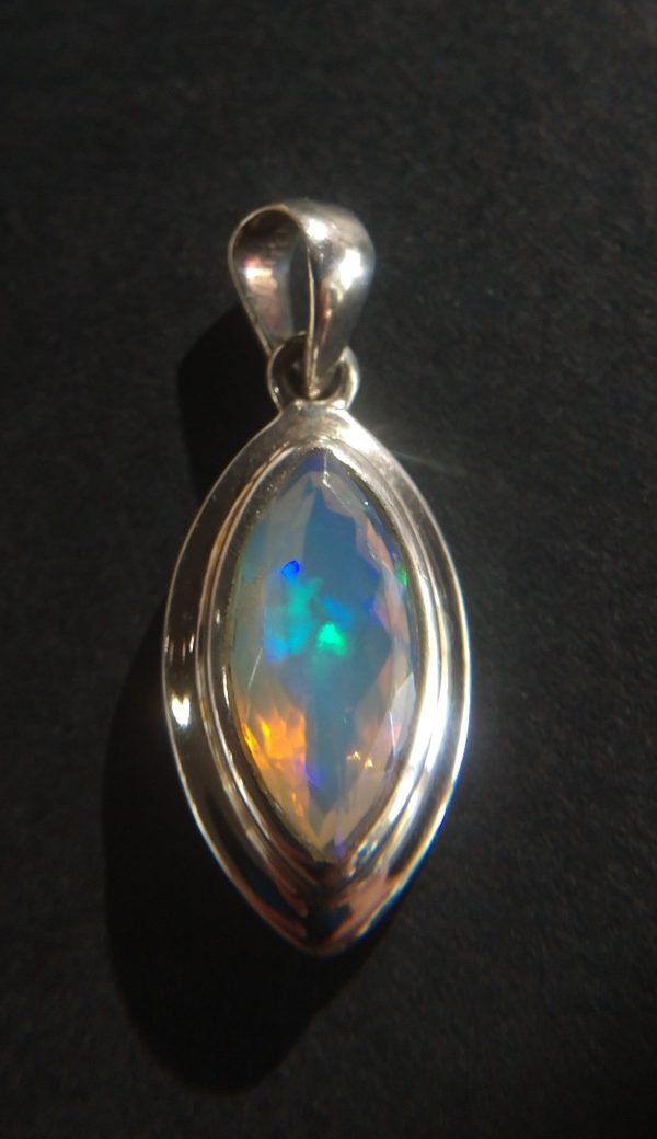 Faceted Opal Pendant on Sale