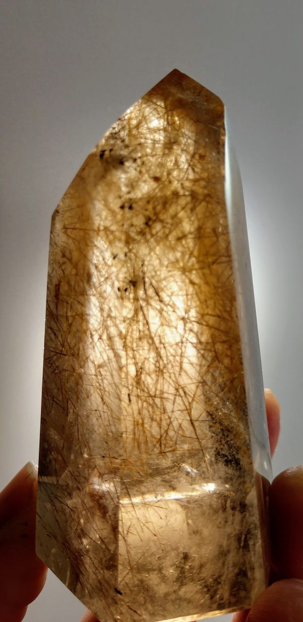 Rutilated Smoky Quartz Point For Cheap