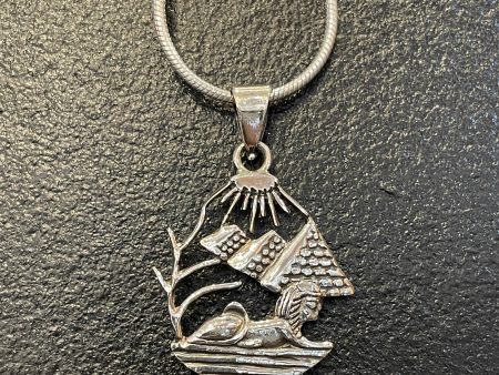 Sphinx and Pyramids Pendant Online Sale