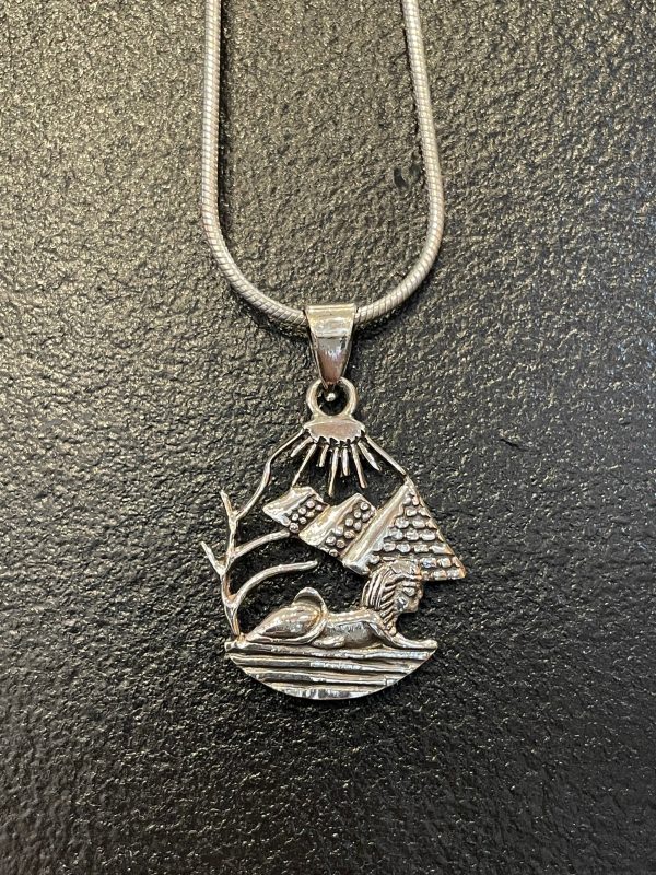 Sphinx and Pyramids Pendant Online Sale