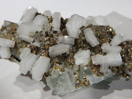 Calcite and Pyrite on Fluorite Cheap