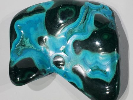 Polished Chrysocolla and Malachite, Congo Discount