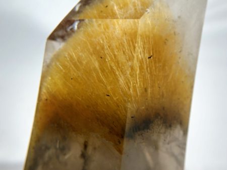 Rutilated Quartz Phantom Point, Brasil Sale