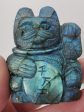 Labradorite Lucky Cat Carving For Cheap