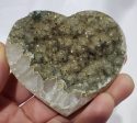 Druzy Quartz w  Manganese Heart For Discount