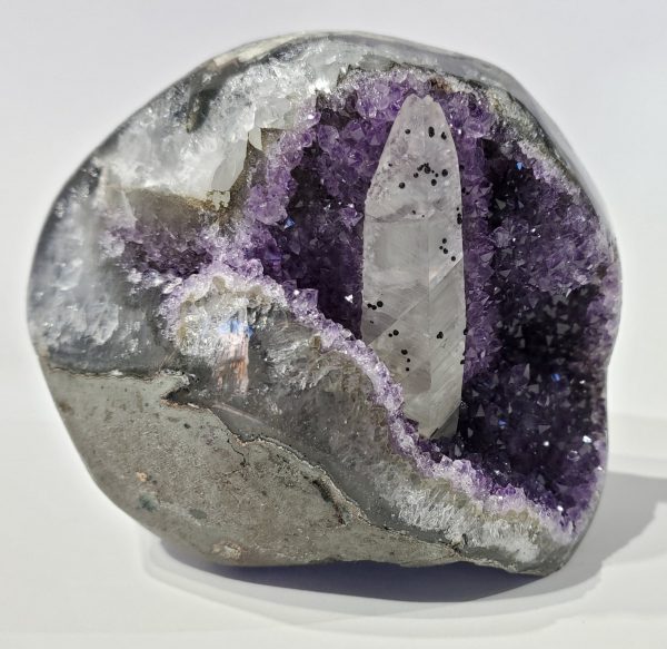 Amethyst w  Calcite, Uruguay Online Sale