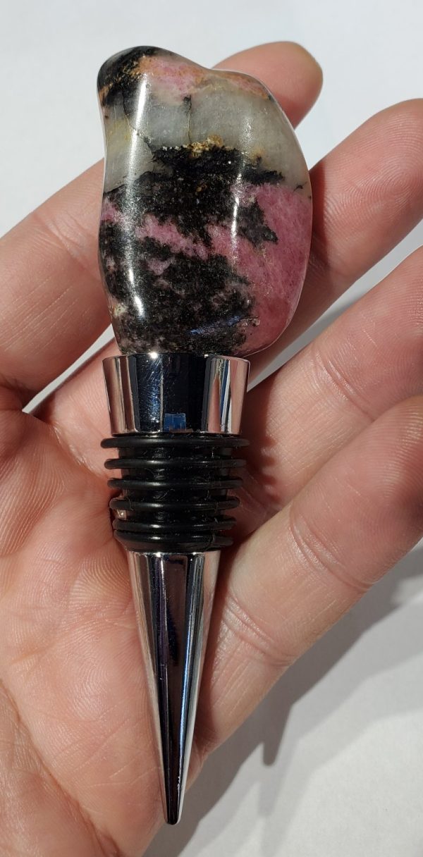 Rhodonite Wine Stopper Supply