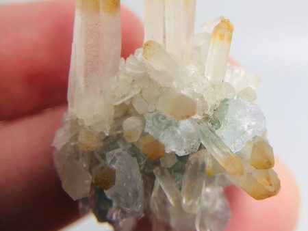 Quartz w  Fluorite, Goshenite, & Hyalite Opal, Namibia For Cheap