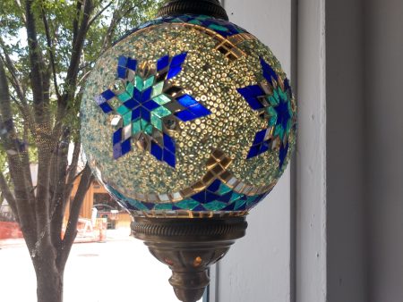 Hanging Glass Mosaic Lamp Hot on Sale