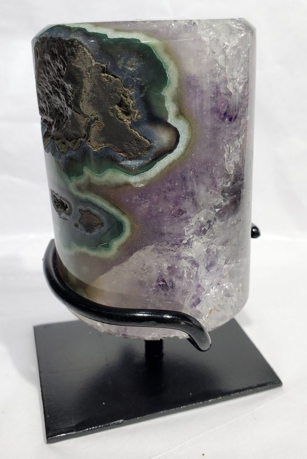 Amethyst and Agate on Custom Stand (Uruguay) Fashion