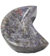 Lepidolite and Pink Tourmaline Moon-Shaped Bowl (Madagascar) Supply