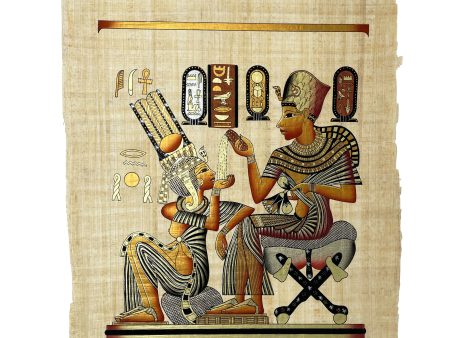 King Tutankamun and Queen Ankhesenamun Papyrus Supply