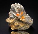 Wulfenite w  Calcite & Mimetite, North Geronimo Mine, Arizona Sale