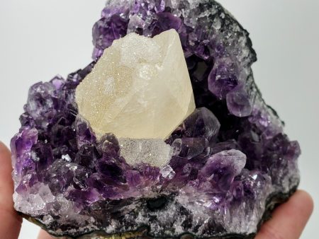 Amethyst and Calcite, Uruguay on Sale