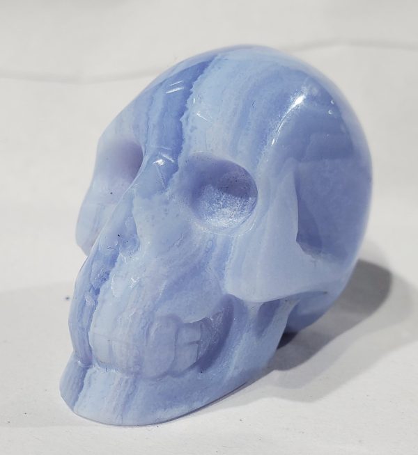 Blue Lace Agate Skull, Indonesia Fashion