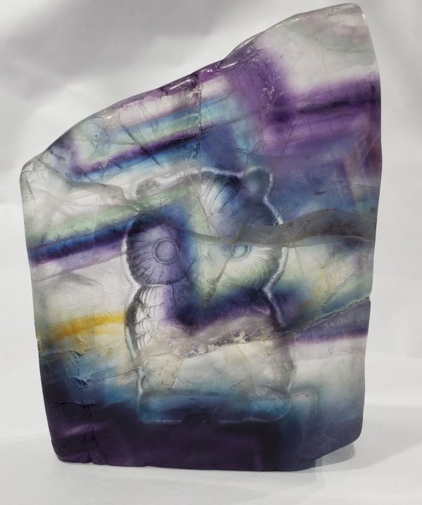 Fluorite Owl Carving Hot on Sale