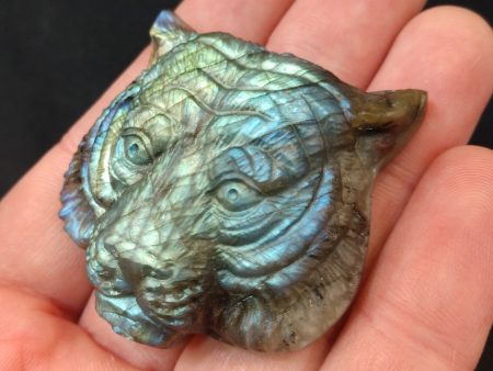 Labradorite Tiger Carving Cheap