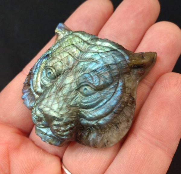 Labradorite Tiger Carving Cheap