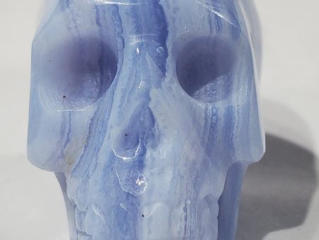 Blue Lace Agate Skull, Indonesia Fashion