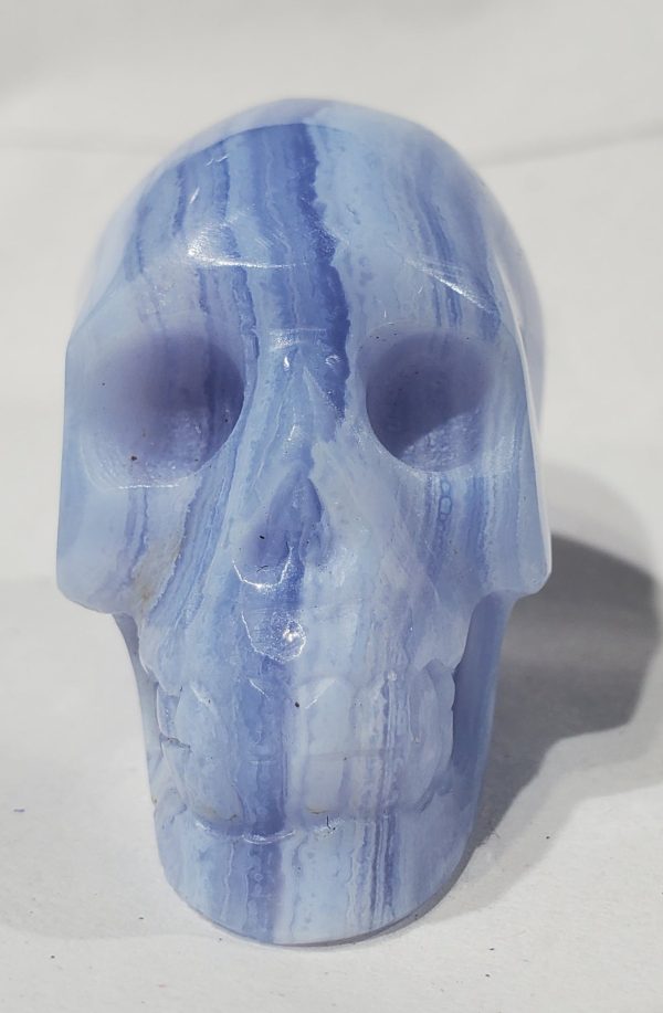 Blue Lace Agate Skull, Indonesia Fashion