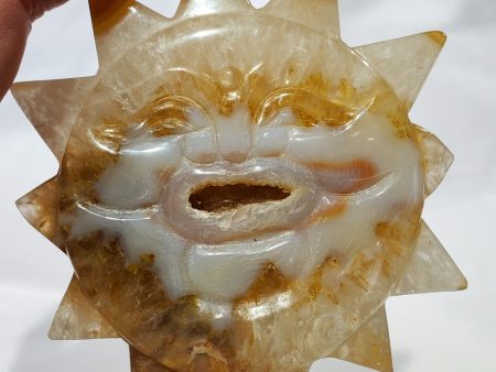 Agate Sun Carving Sale