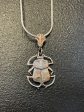 Scarab with Lotus Clasp Pendant For Cheap