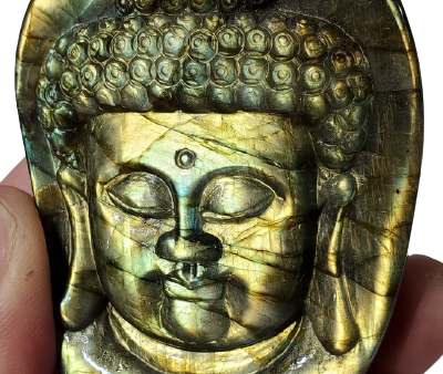 Labradorite Buddha Carving Cheap