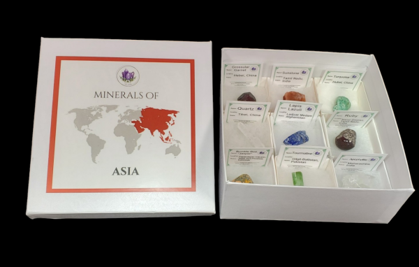 Minerals of Asia, Set of 9 Fashion