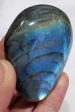 Electric Blue Labradorite Palm Stone, Madagascar Online now