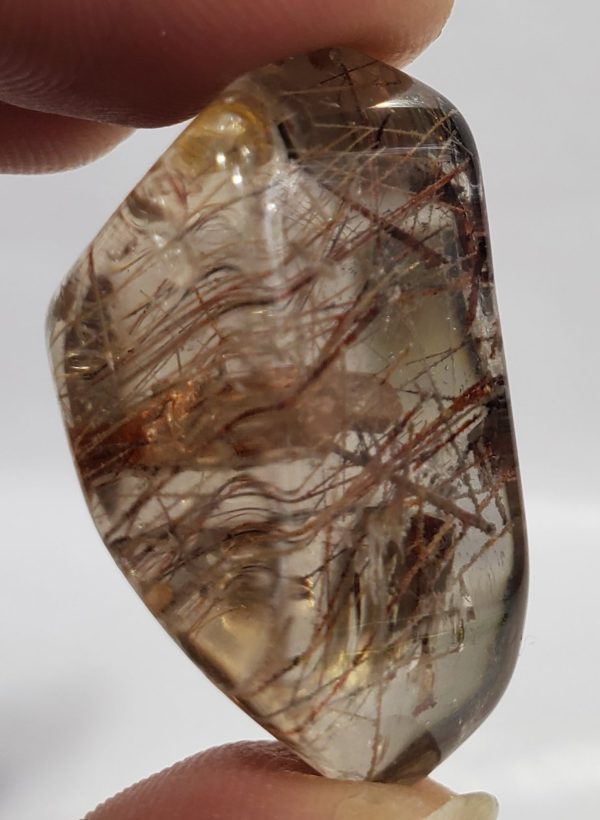 Rutilated Quartz w  Manifestation Crystal ,  Brasil Supply