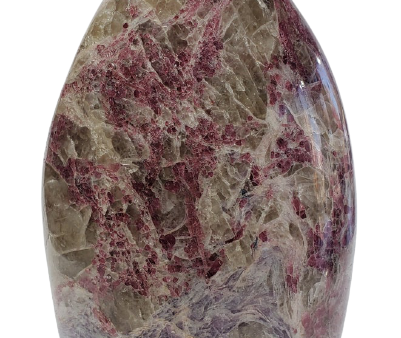 Pink Tourmaline and Lepudolite Free Form (Madagascar) on Sale