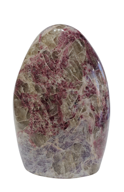 Pink Tourmaline and Lepudolite Free Form (Madagascar) on Sale