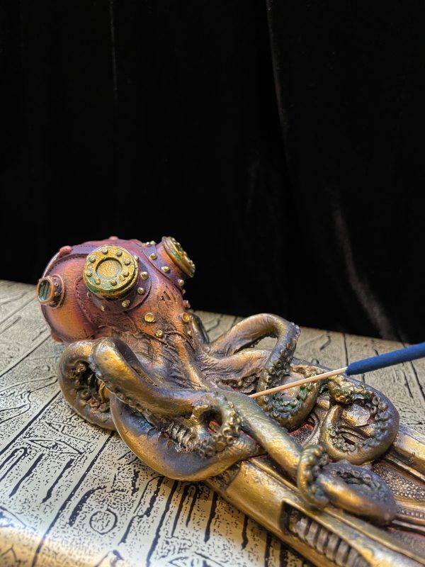 Steampunk Octopus Incense Burner Online Hot Sale