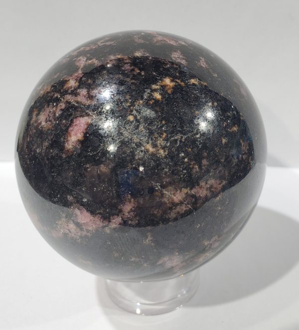 Rhodonite Sphere For Cheap