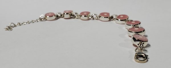 Rhodochrosite Stalactite Slice Bracelet For Cheap